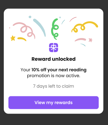 Reward Unlocked Banner